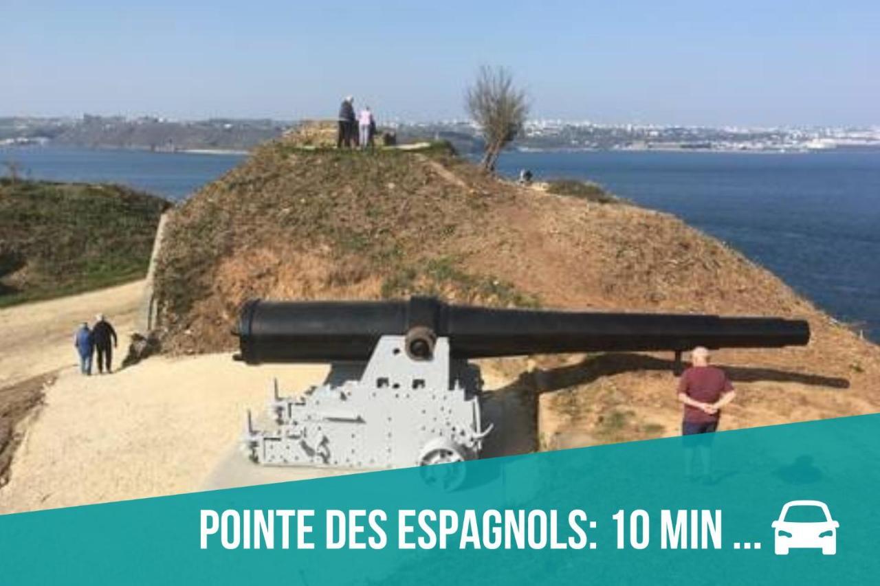 Maison Spacieuse A Deux Pas De La Plage Roscanvel 外观 照片